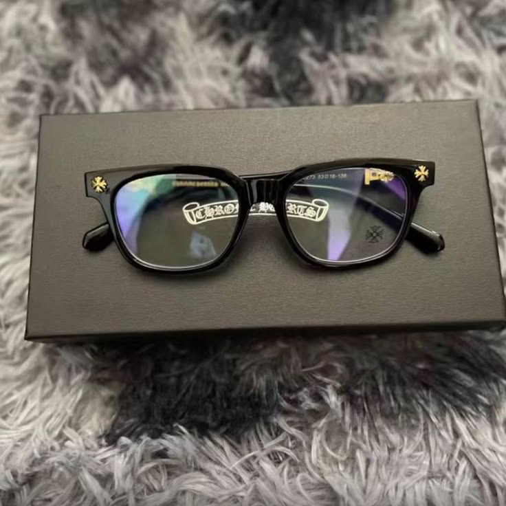 CHROME HEART GLASSES GOLD